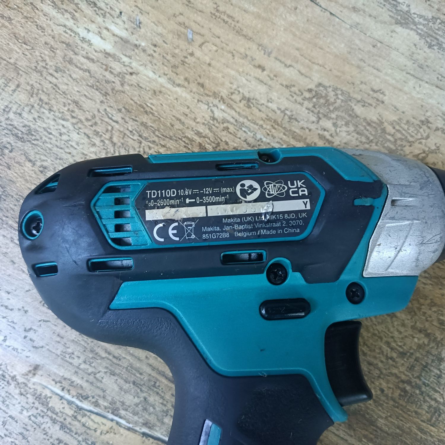 Makita TD 110D Klucz udarowy Impakt Zakrętarka+Bateria  BDB