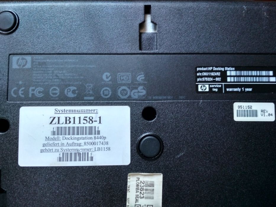 Stacja dokująca HP + zasilacz HP 90W, 19V 4,74A