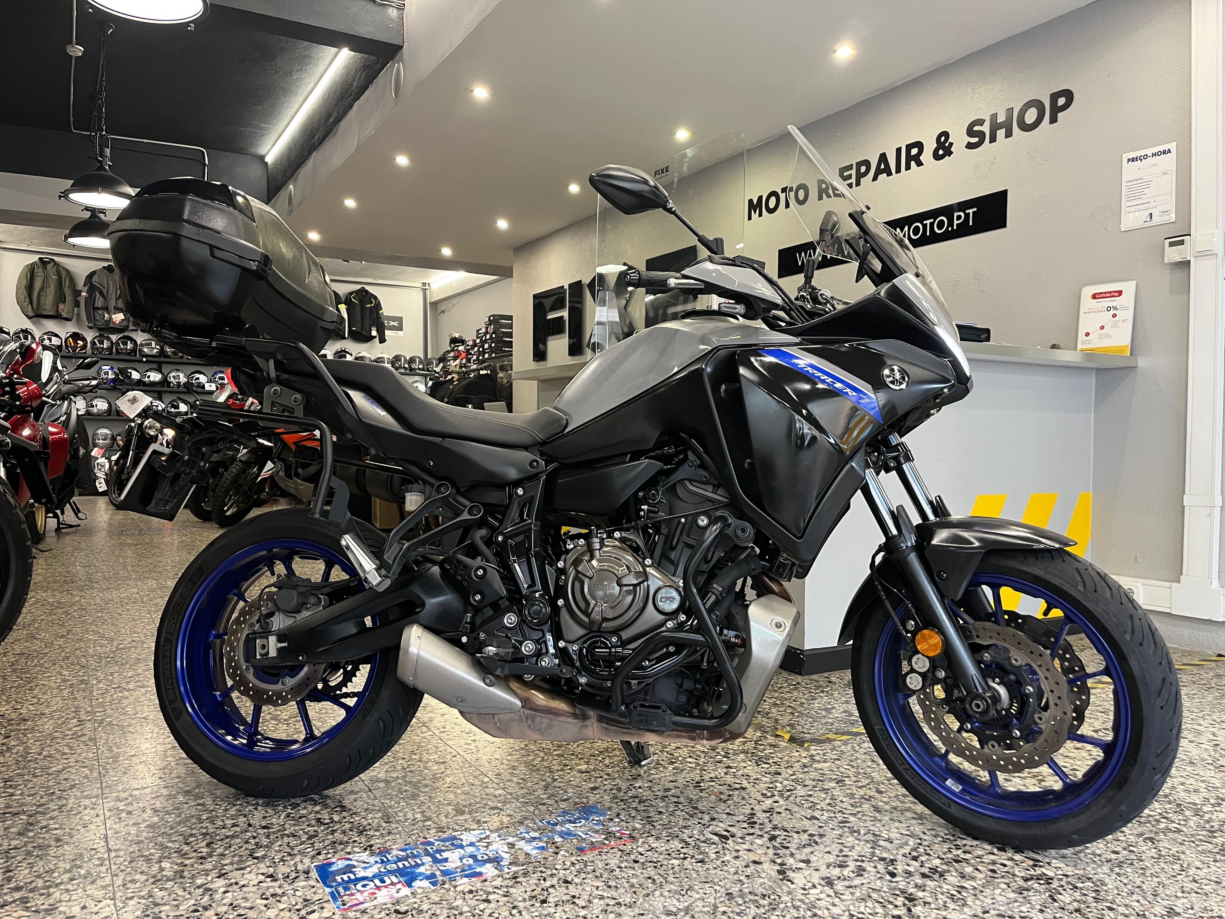 Yamaha MT-7 Tracer de 2021 em Óptimo estado Top case Crash Bars, USB,.