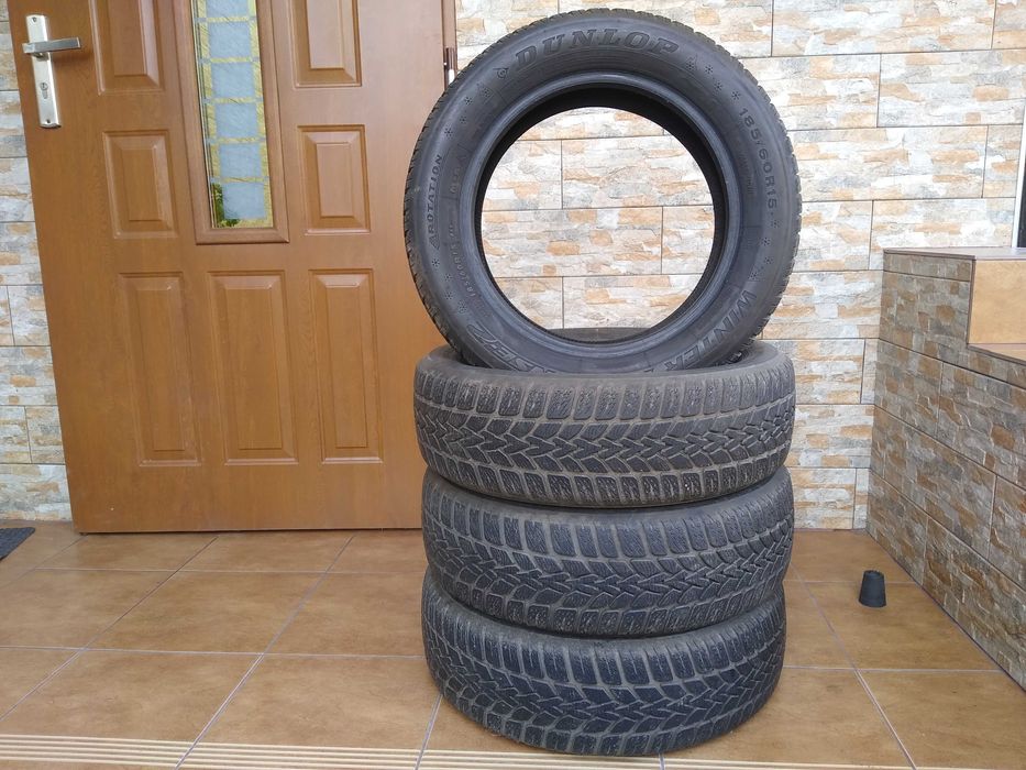 OPONY ZIMOWE 185/60R15 Dunlop Winter Response komplet