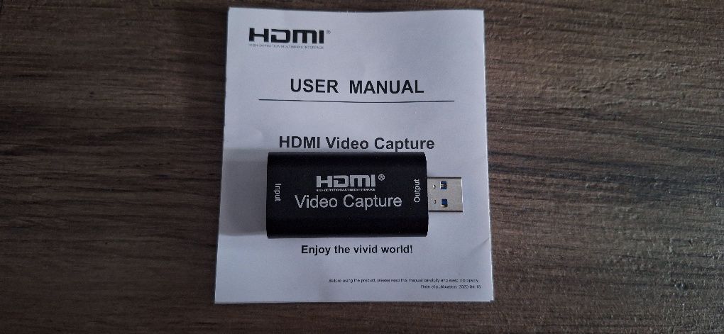 HDMI Video Grabber Capture Recorder OBS 4K 60fps USB 3.0