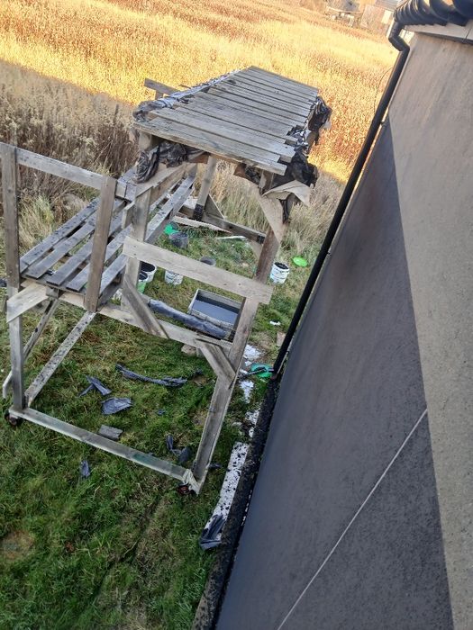 Rusztowanie drewniane