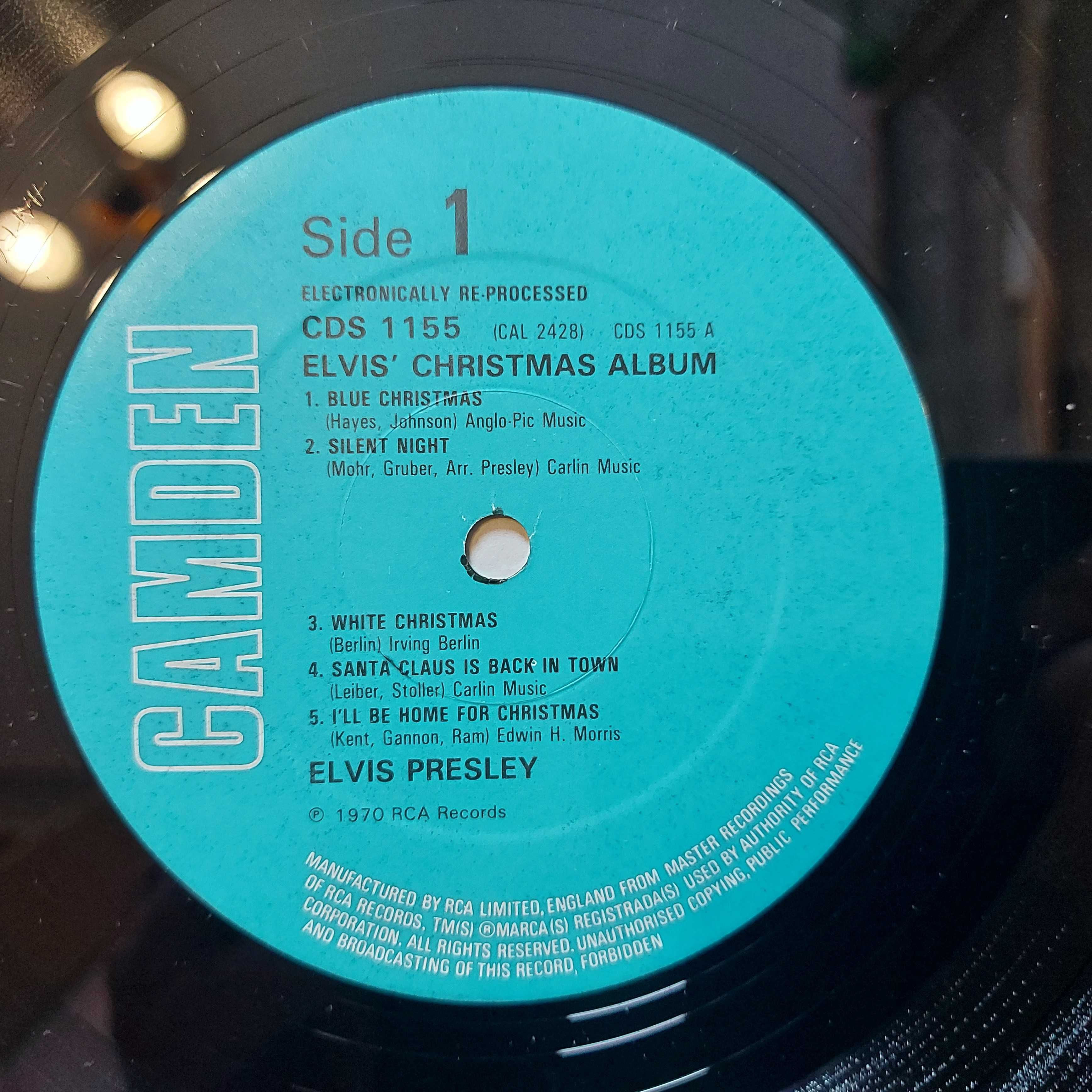 Elvis Presley ‎Elvis' Christmas Album  UK (EX-/VG+)