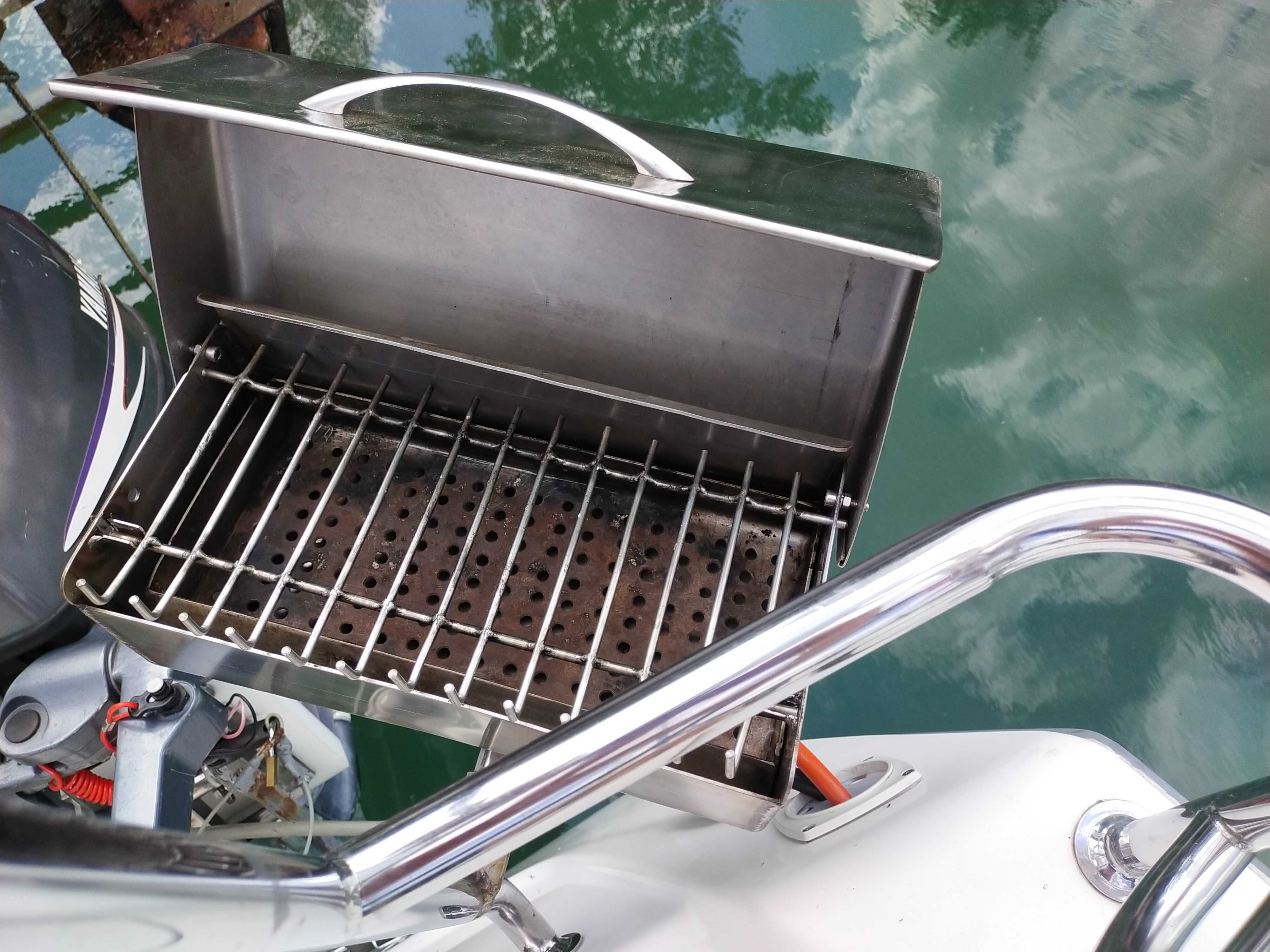 jacht żaglówka kamper grill z kwasu / inox Gazowy i Węglowy