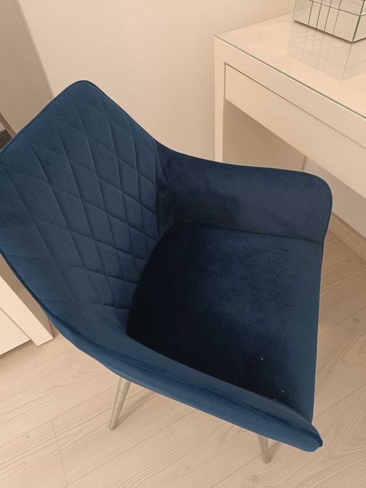 Toaletka i wkłady IKEA, Fotel welurowy , Lustro IKEA