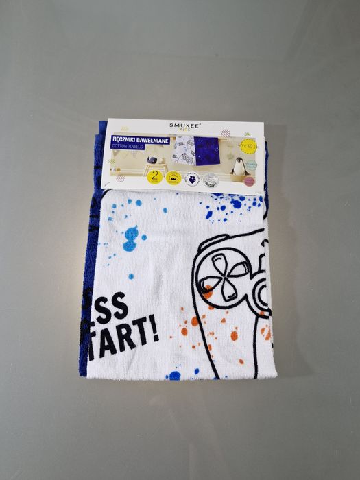 Smukee Kids Zestaw Ręczników Kąpielowych dla Dziecka Gra 2 szt. 40x60