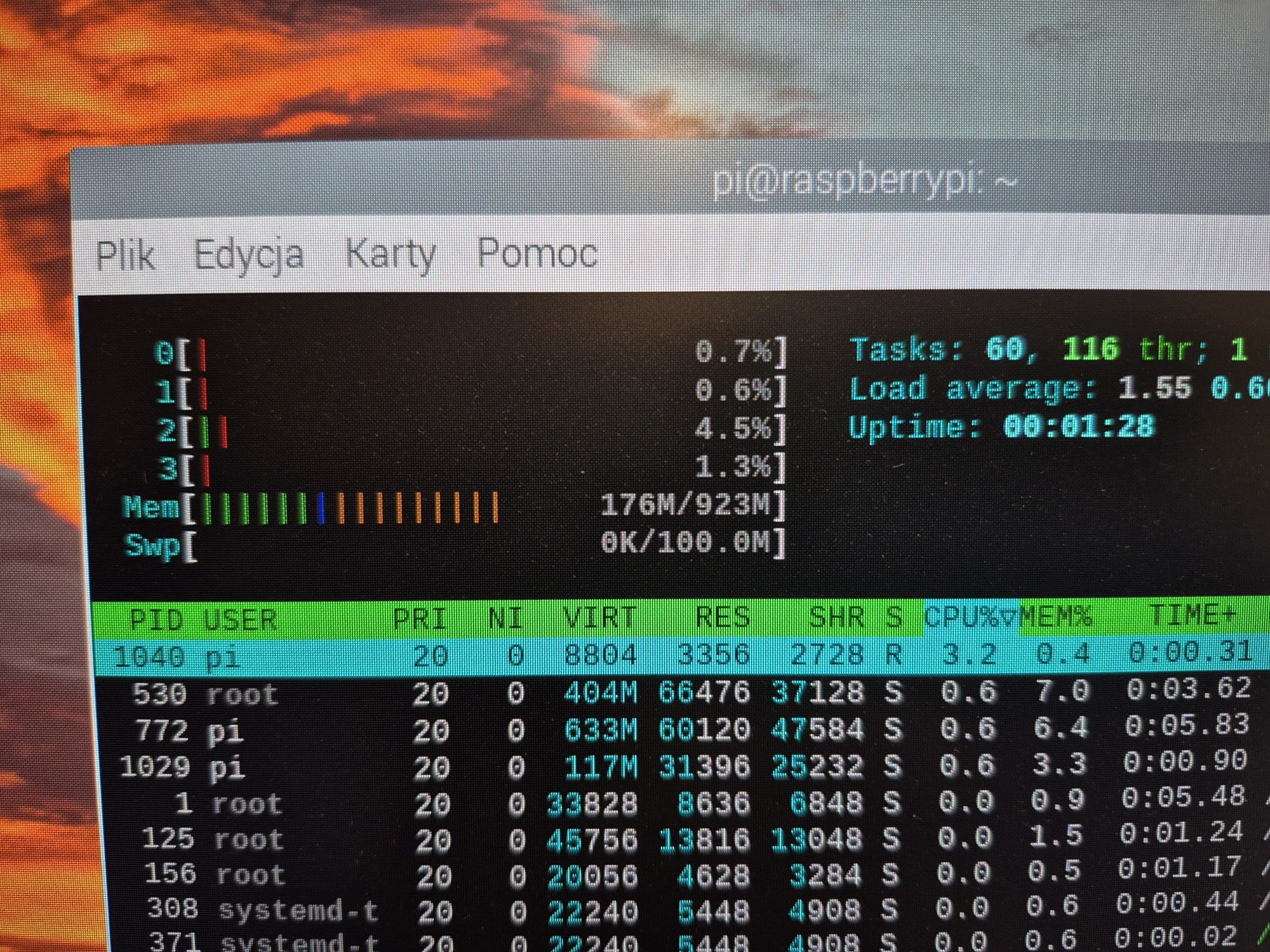 Raspberry pi 3 v 1.2