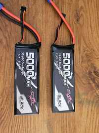 2x bateria LiPo CNHL 3S 5000 mAh EC5 65C Black Series  NOWA