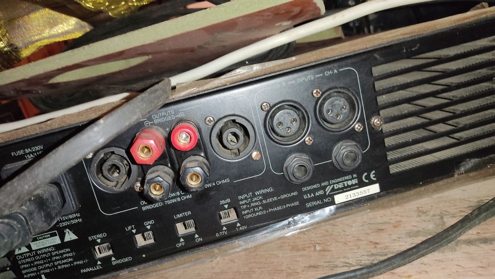 Продам Підсилювач DETONE параметри на Фото.