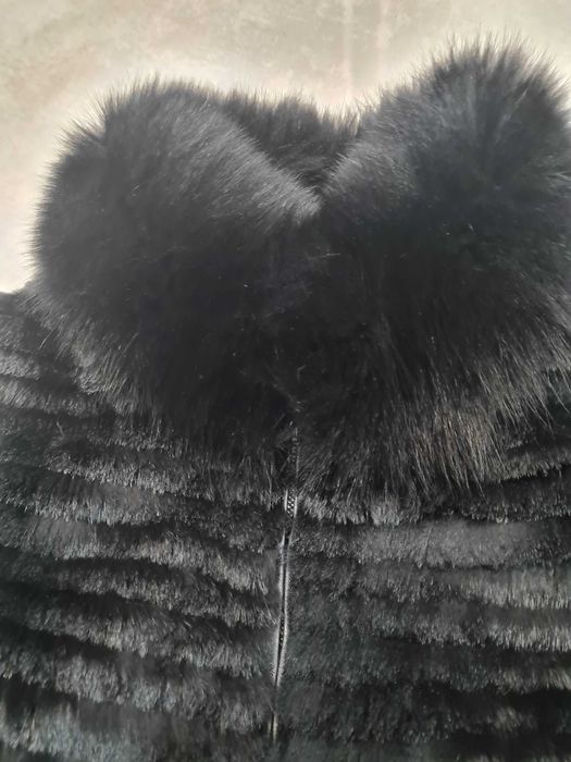 Luksusowe, eleganckie futro - Królik, Lis, Ochnik, S / M