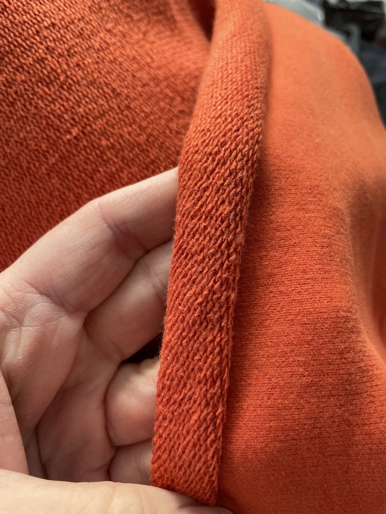 Material belka dresówka szczotkowa peach effect fabric