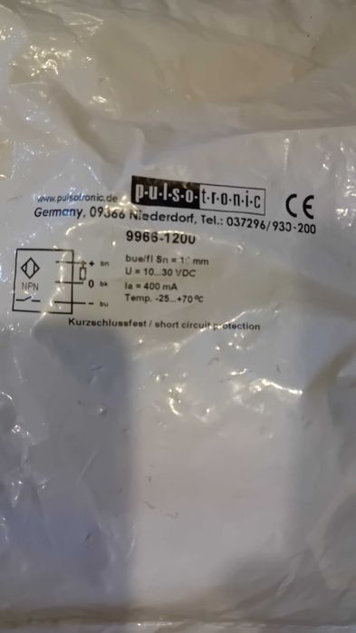 Sensor indutivo 30mm 24vdc NPN Pulsotronic