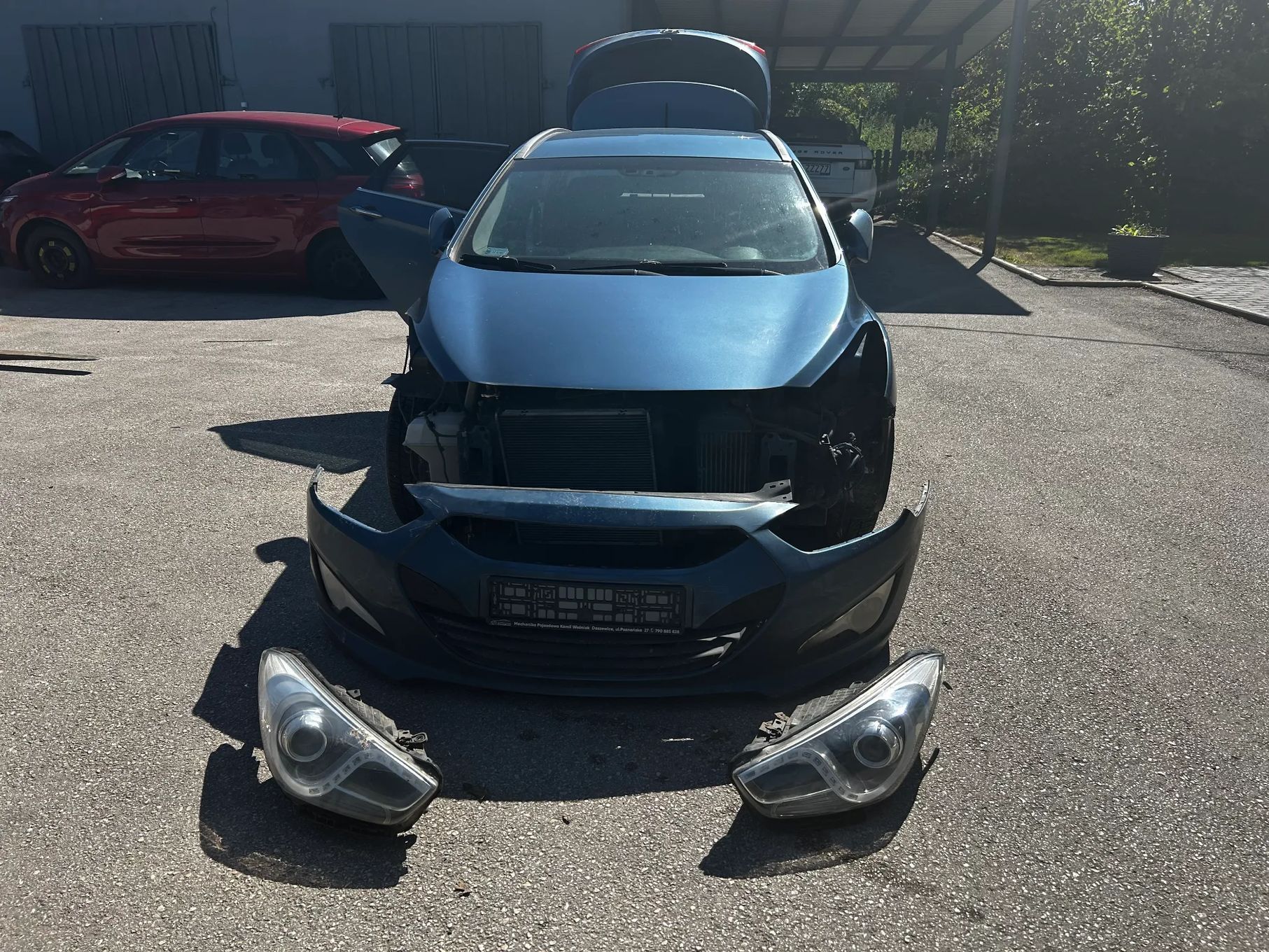 HYUNDAI I40 kombi lampa prawy lewy tył
