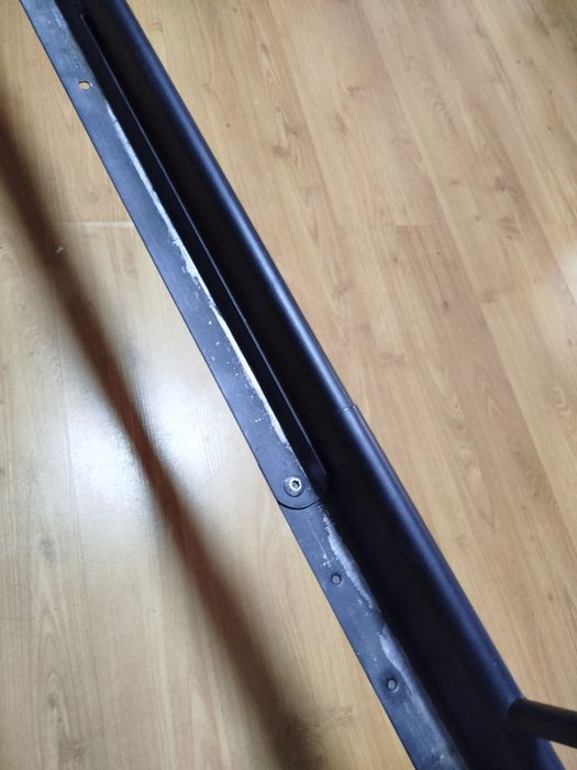 Rama Łóżka IKEA metalowa 2 sztuki czarna i biała