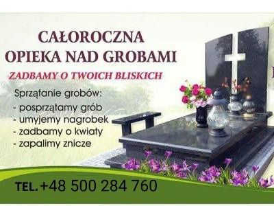 Kompleksowe sprzątanie,mycie grobów