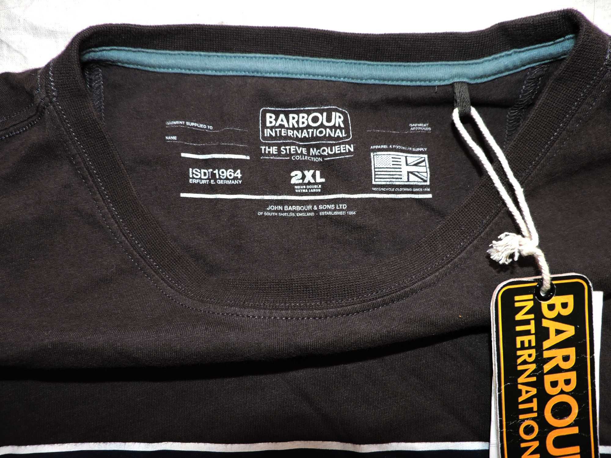 футболка Barbour big logo