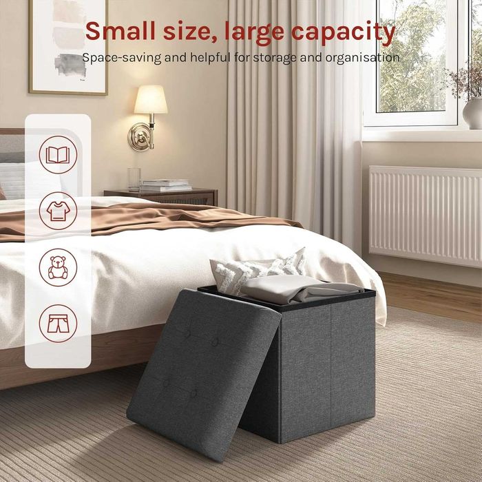 Nowy puff / taboret / krzesło / siedzisko / schowek / WOLTU !A1751!