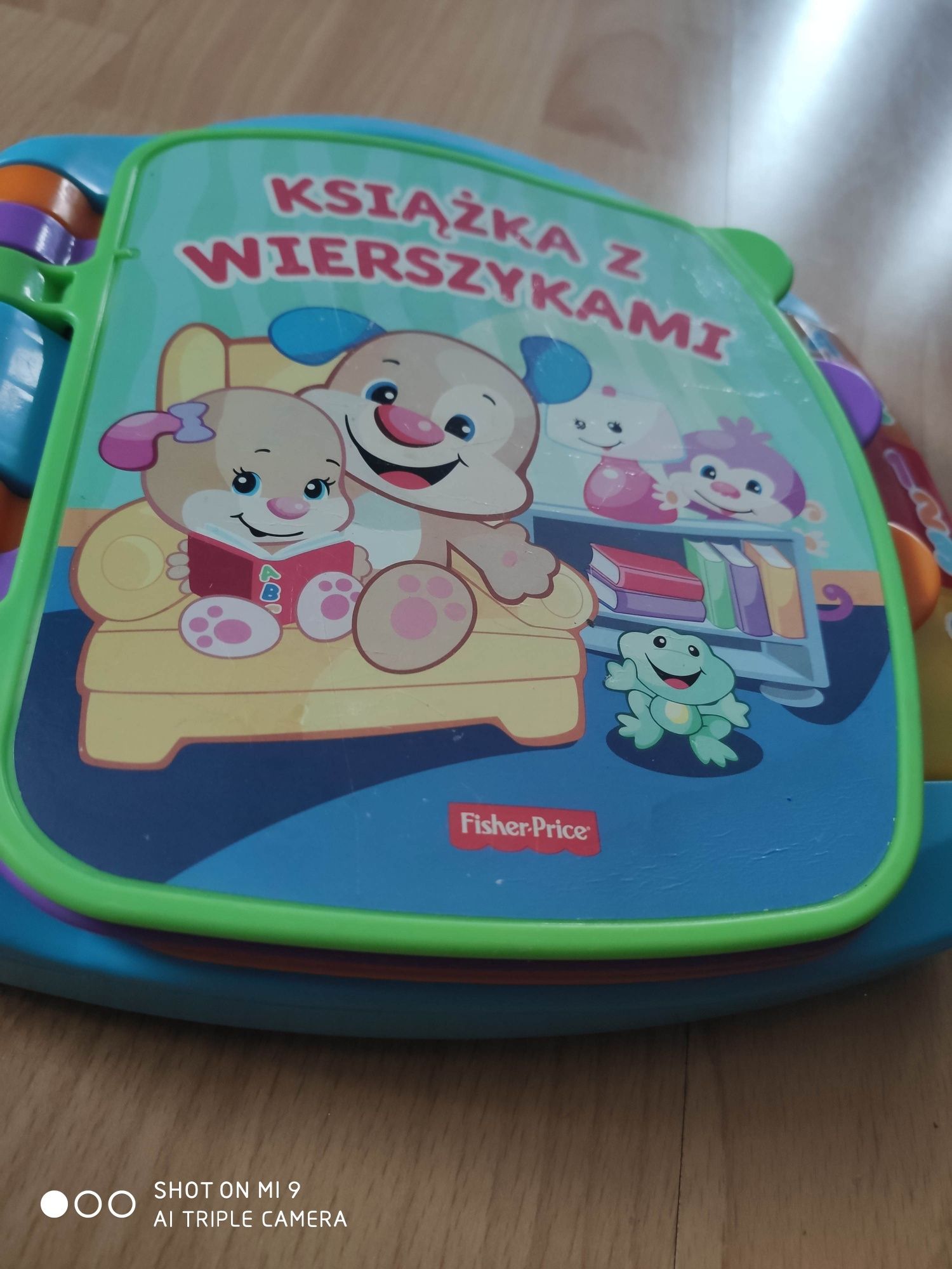 książka z wierszykami Fisher Price