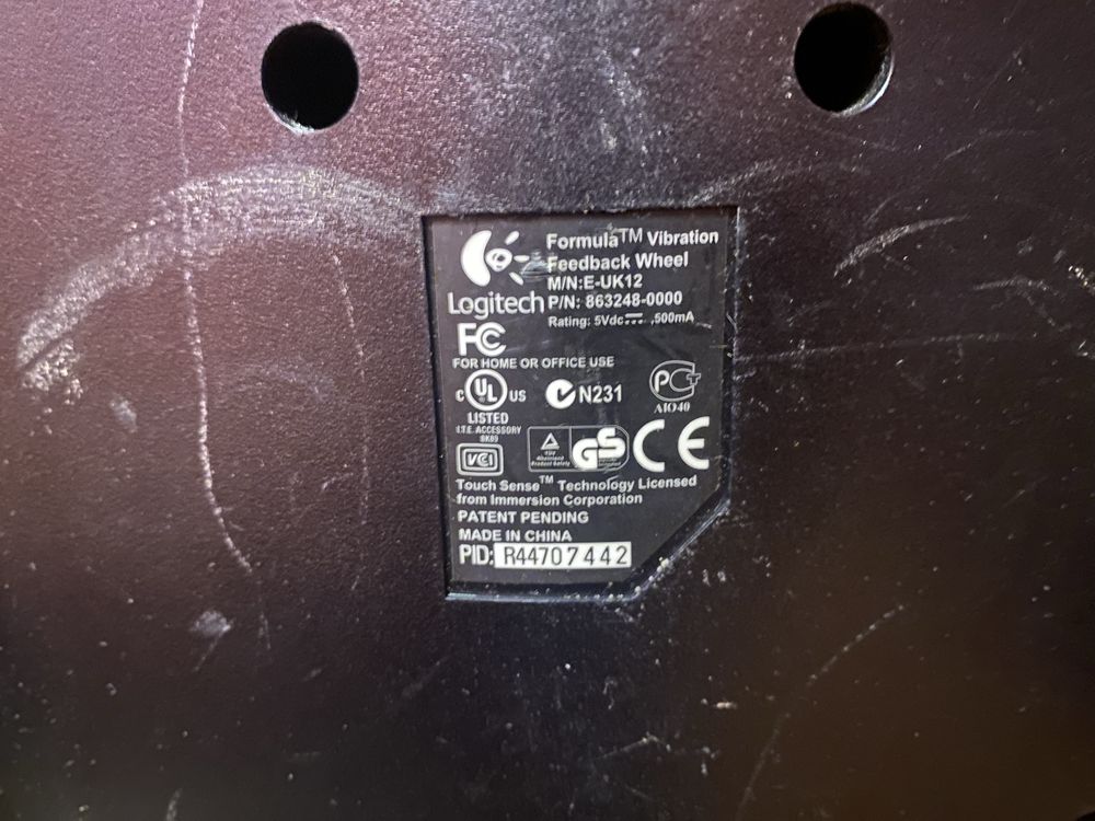 Kierownica Logitech Formula Vibration Feedback Wheel