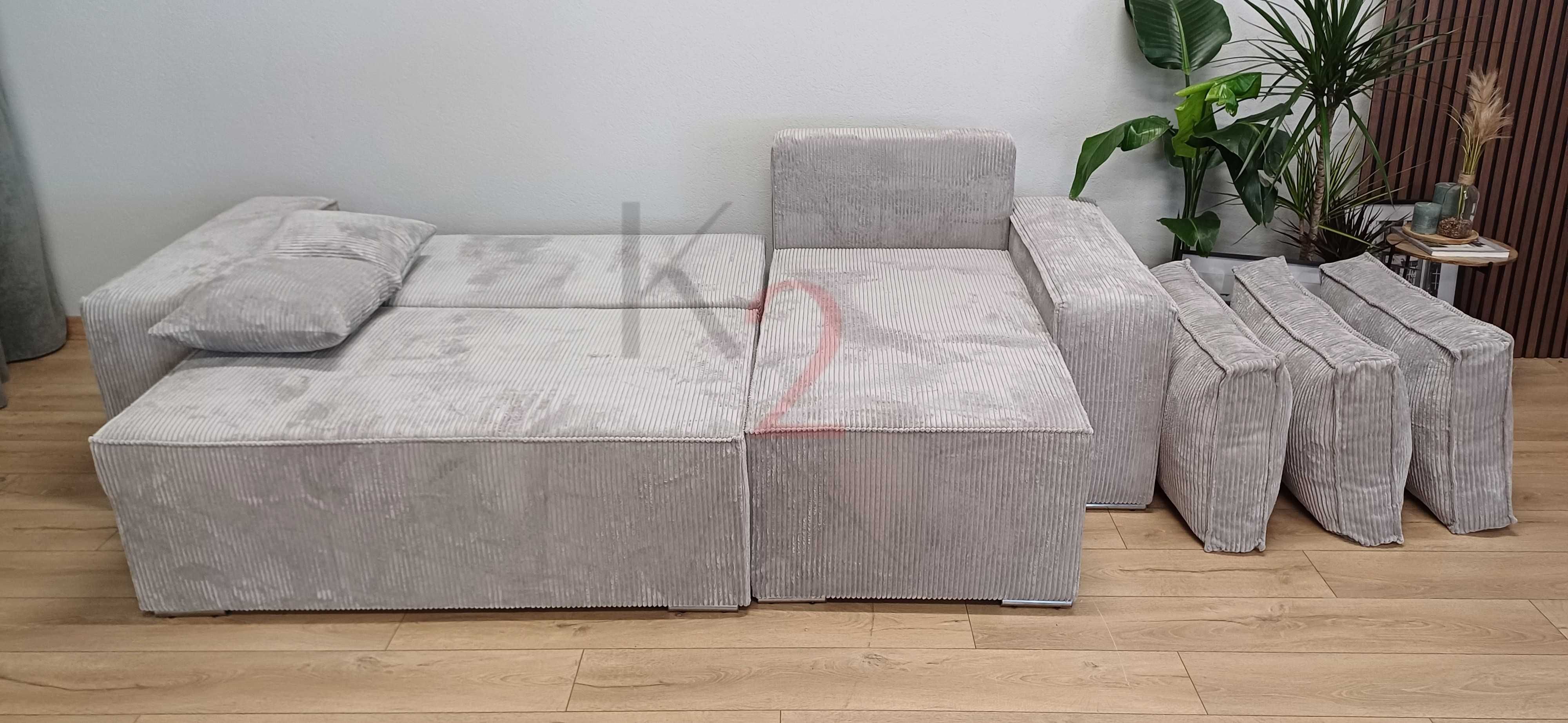 narożnik FABIO, rogówka sofa USB kanapa tani +GRATIS