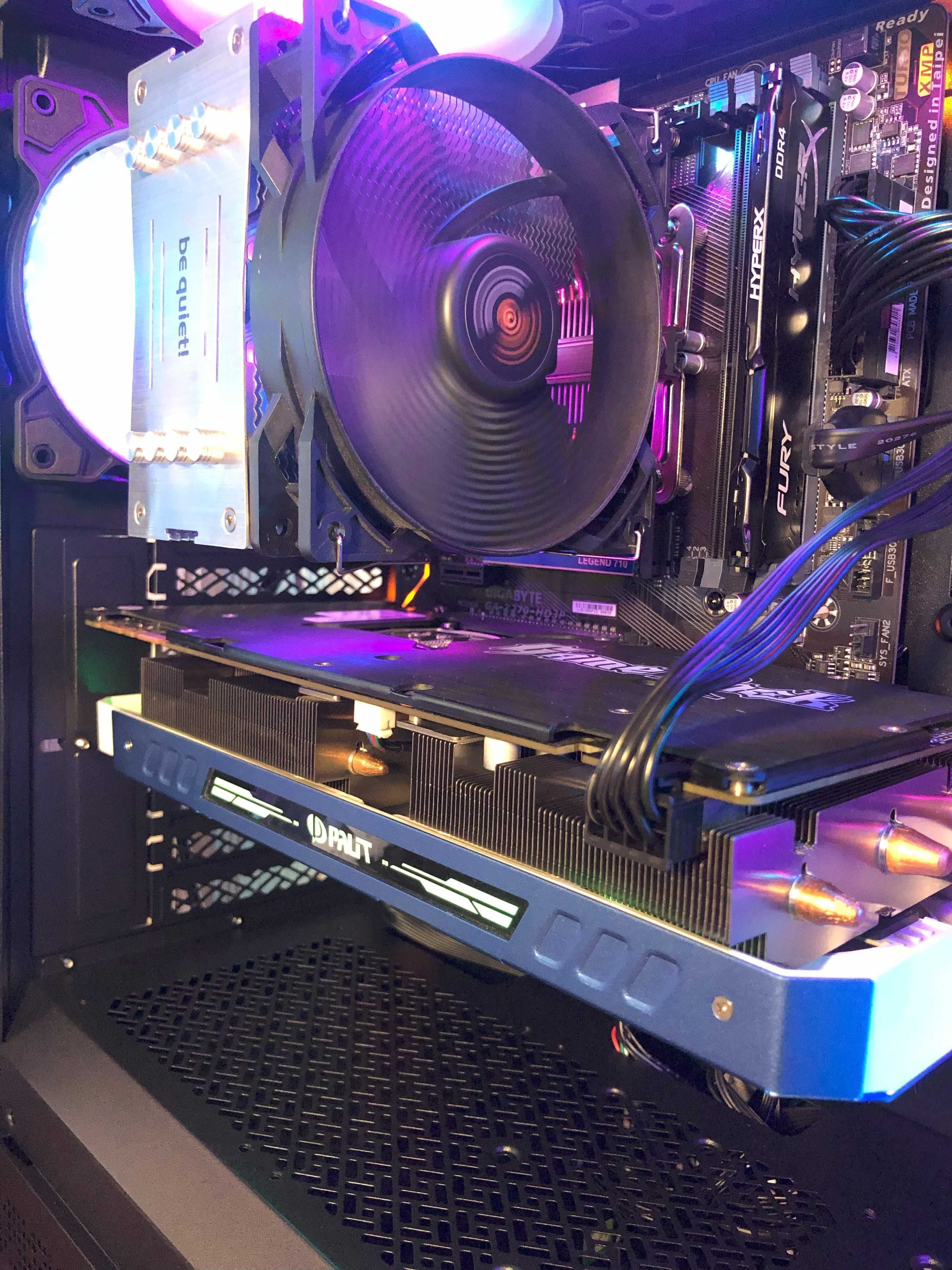 Игровой ПК Intel i7/16Gb/GTX1070 8/SSD256+Tb системный блок компьютер