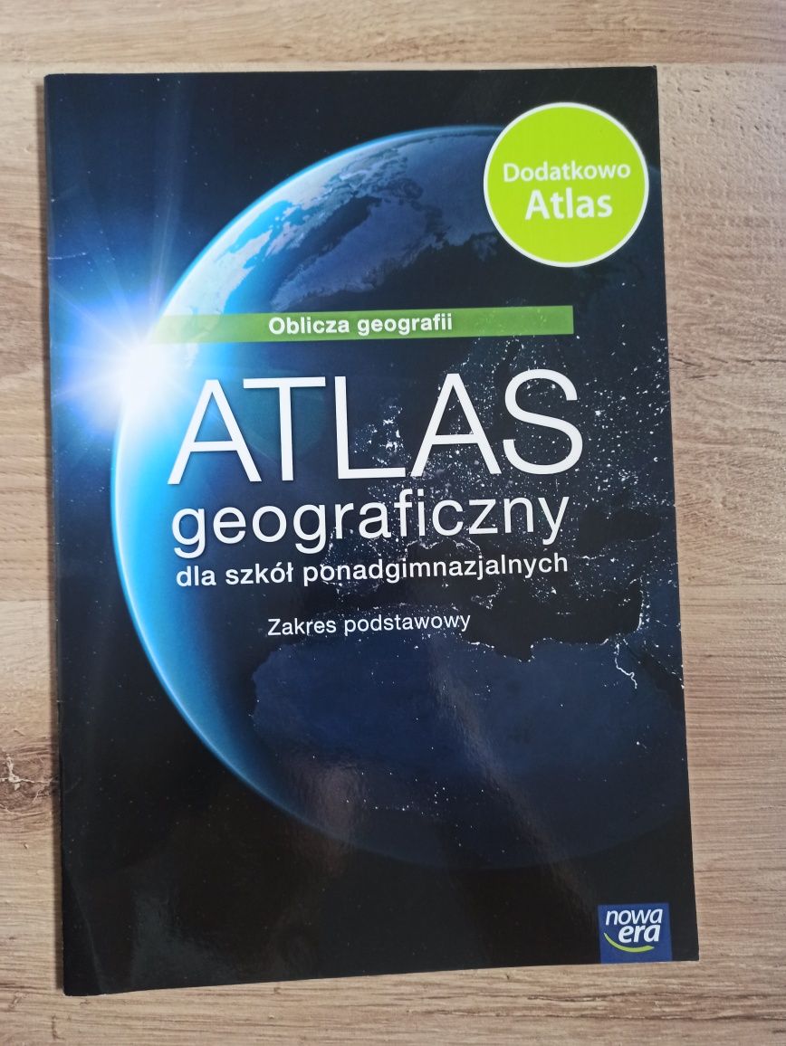 Atlas geograficzny Nowa era; mały zakres podstawowy