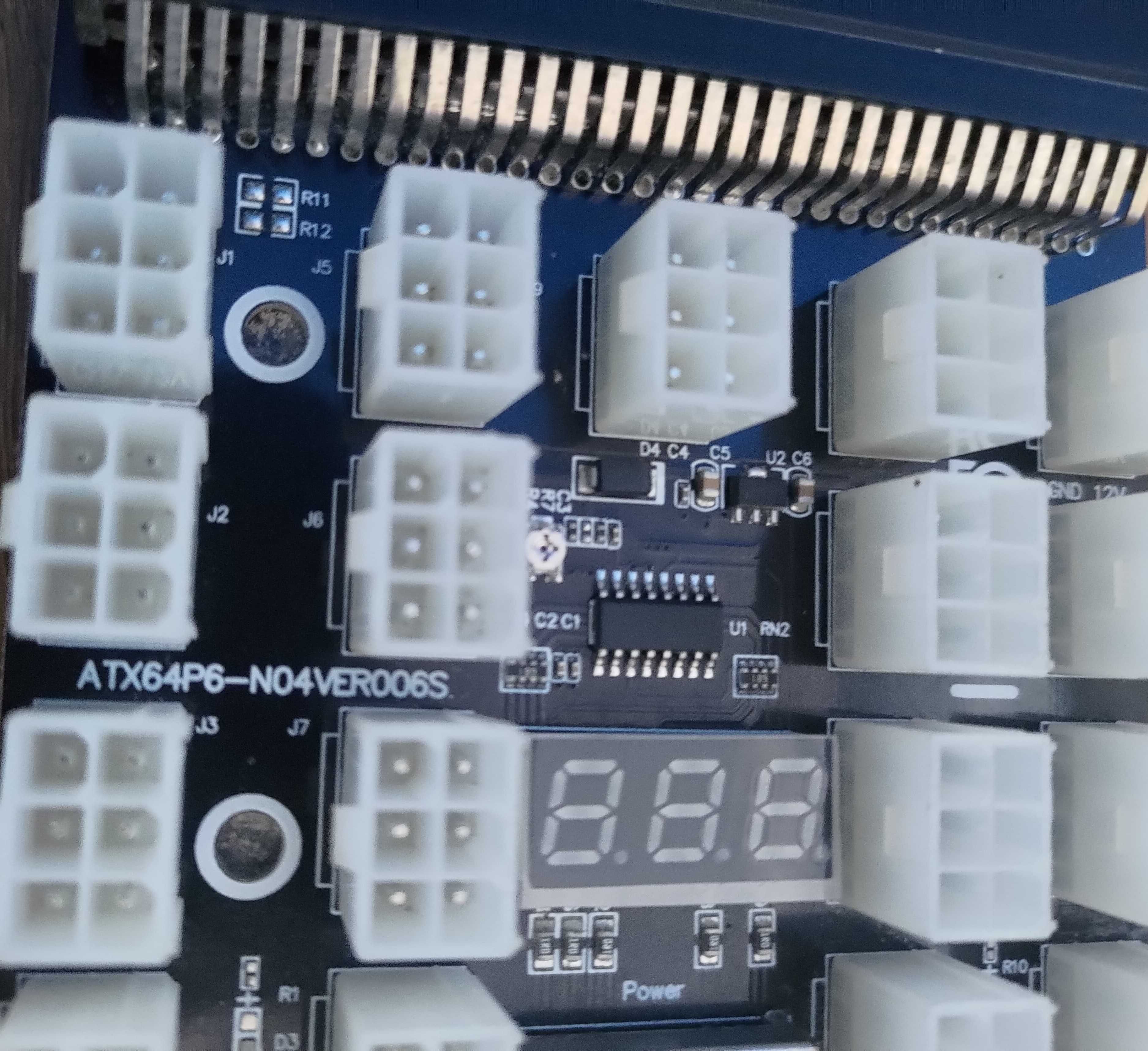 PSU Server Break out board 17x pcie Versão 6