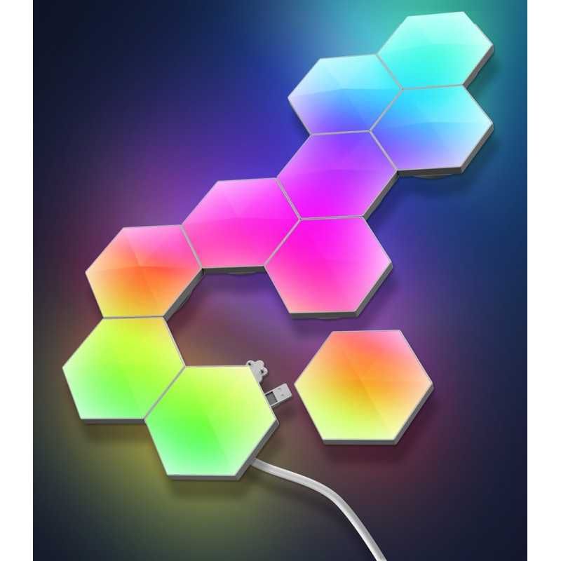Lampka led modułowa 12 cześciowa MIX