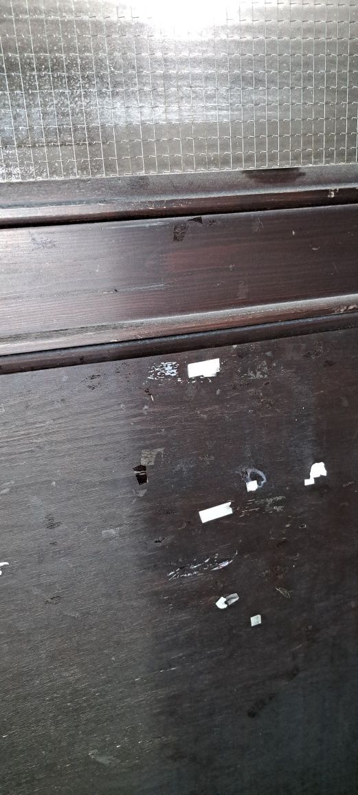 Drzwi zewnętrzne klatkowe drewniane