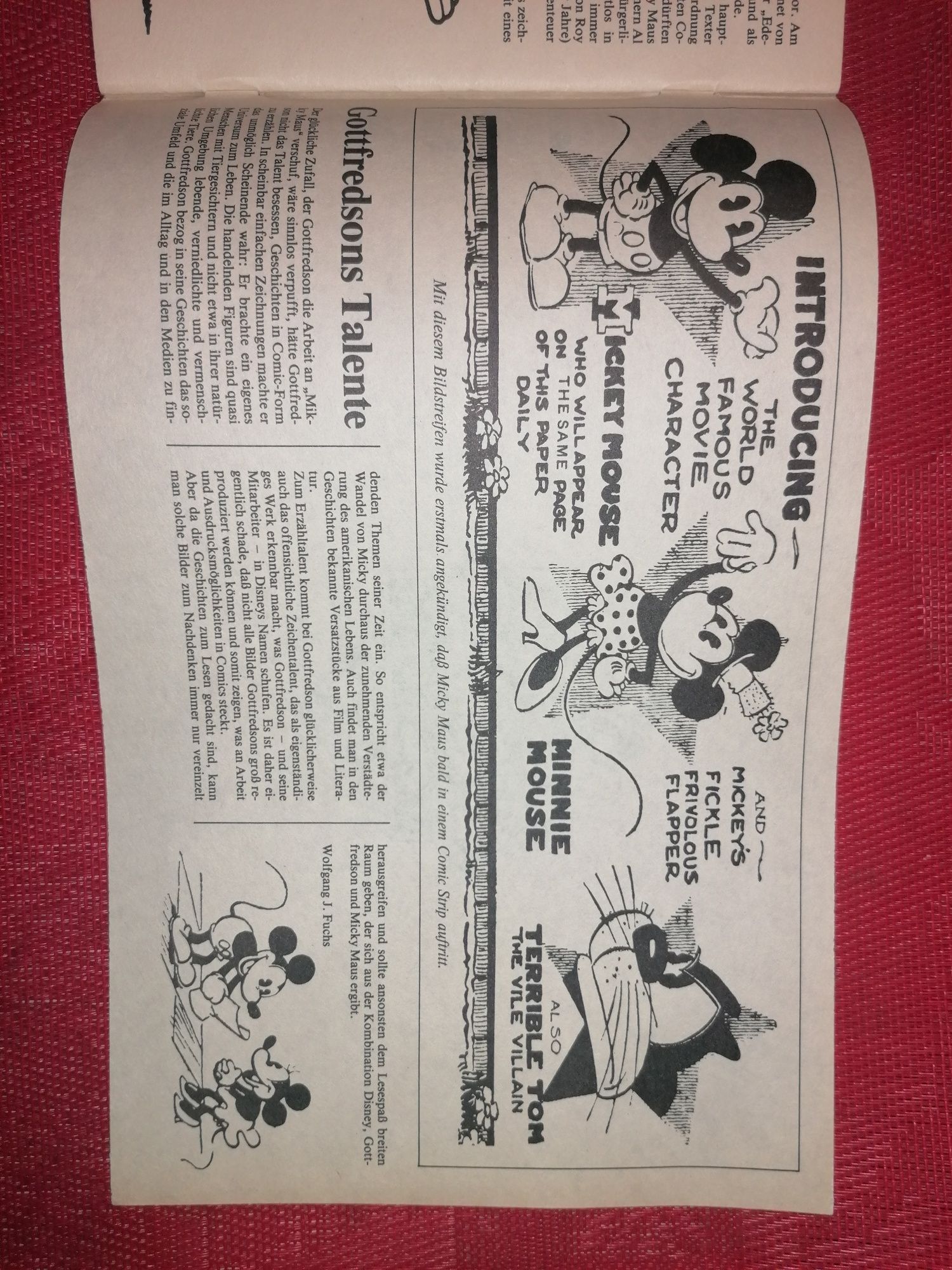 Pięknie zachowany komiks Micky Maus