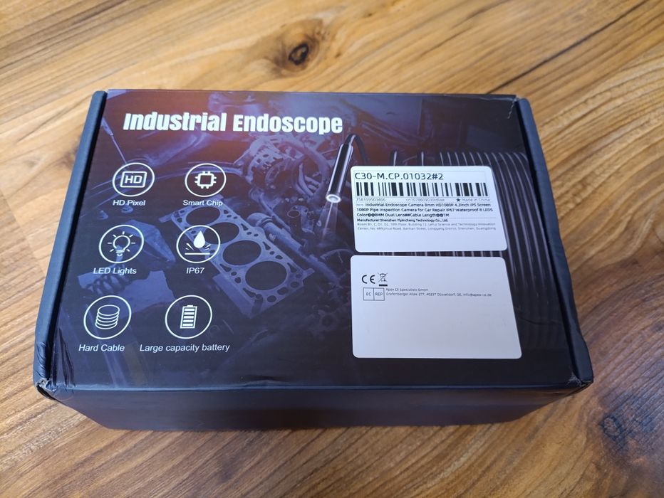 Профессиональный эндоскоп на 2 камеры