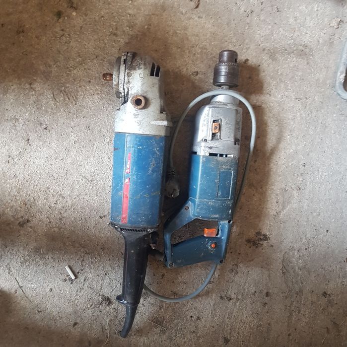 Stara wiertarka i szlifierka CELMA z czasów PRL