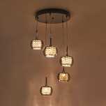 Żyrandol Lampa wisząca Zuma Line Crystal Agata Meble BEZ KLOSZY