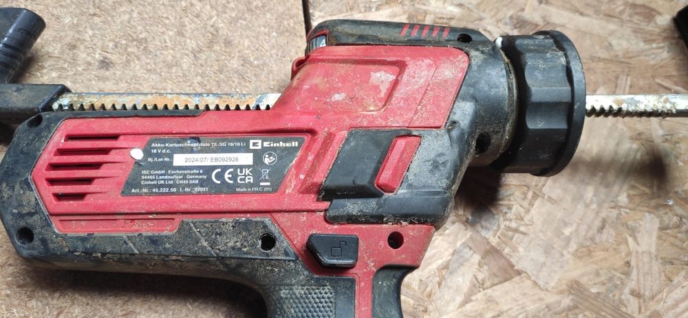 EINHELL TE-SG 18/10 Li Solo pistolet do kleju silikonu iszczelnienia