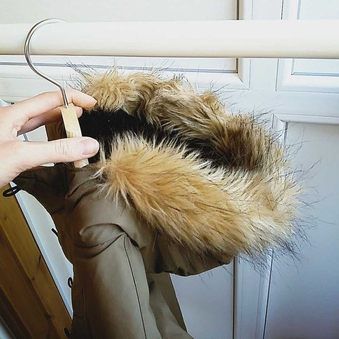 Подовжена куртка-парка на хлопчика 8-9 років