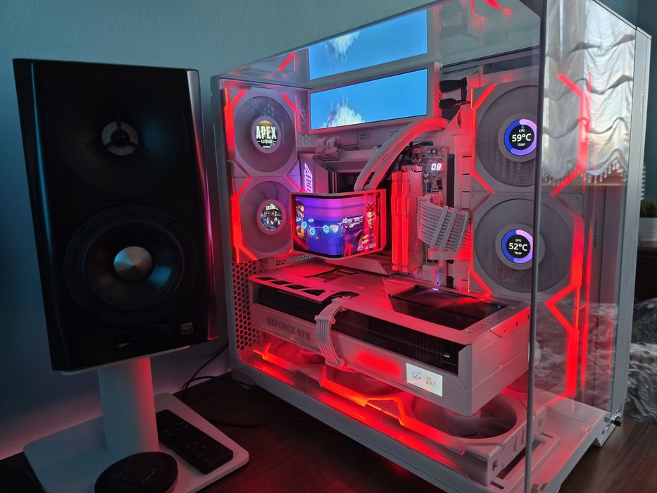 Komputer do streaming stanowisko