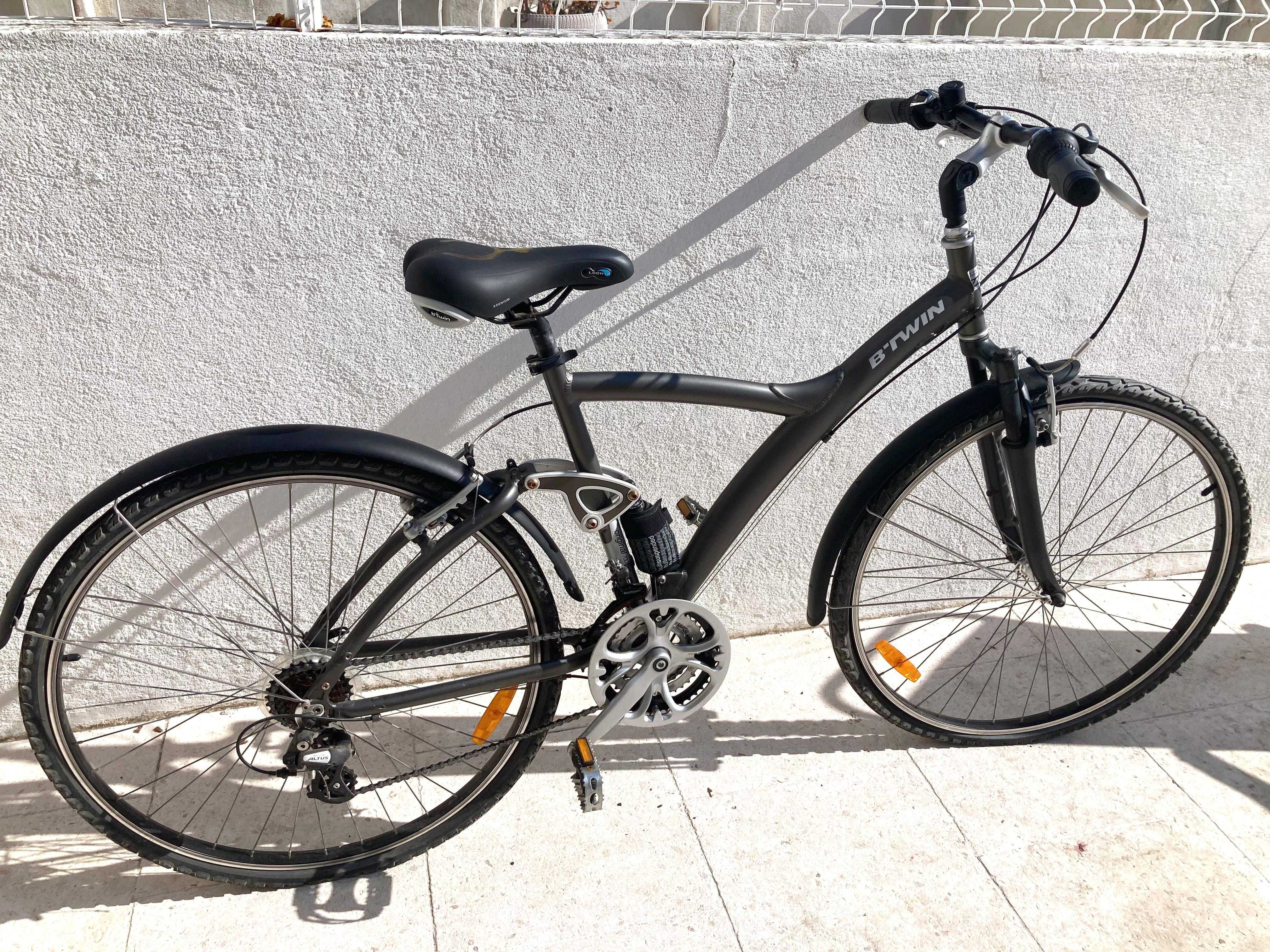 Bicicleta B’TWIN Original 700 Full Suspension Hybrid Bike