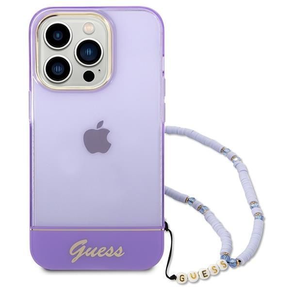 Etui Guess do iPhone 14 Pro 6,1'' Fioletowe/Purple