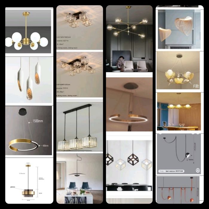 Люстри бра торшер