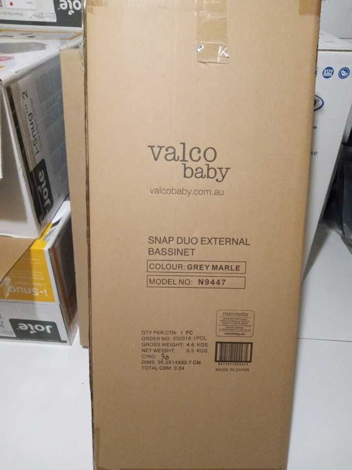 Gondola Valco Baby Snap Duo Grey Marle- nowa, paragon+gwarancja