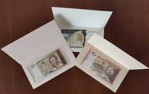 Banknoty kolekcjonerskie - Chopin, Piłsudski, Słowacki