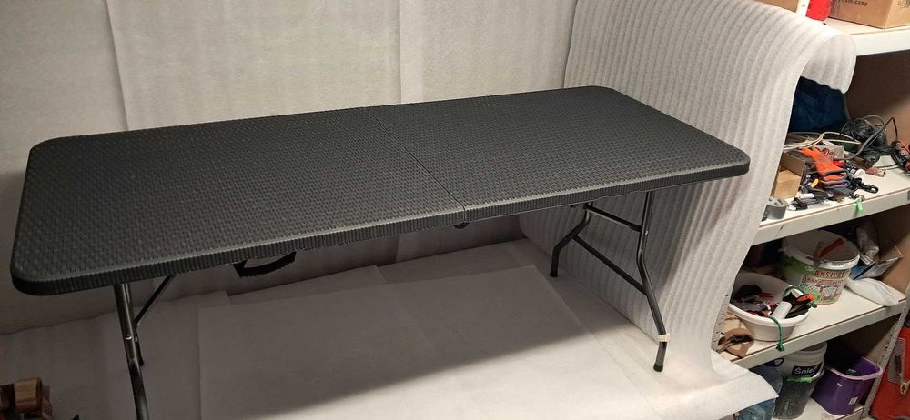Stół Rattan 180 x 75 x 75 cm AREBOS AR HE KT 180 R cena ZIMA