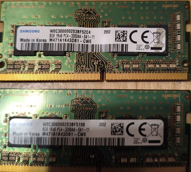 Pamięć DDR4   2x8gb