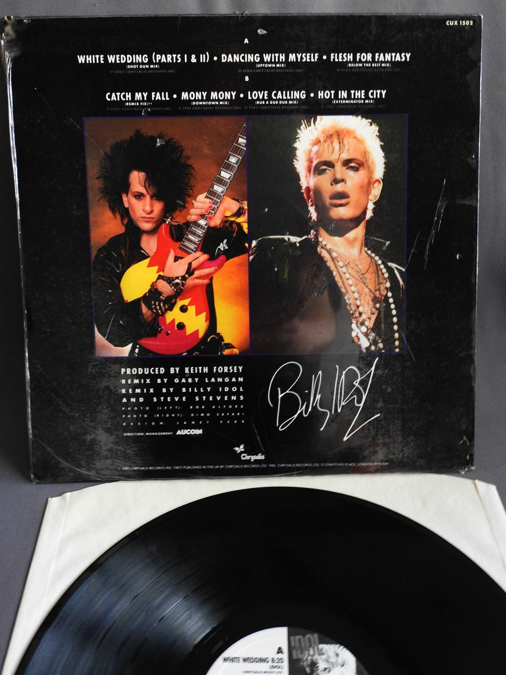 Billy Idol Vital Idol LP UK Британия пластинка 1985 EX оригинал 1press