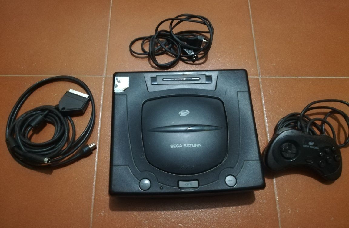 Sega saturn a funcionar