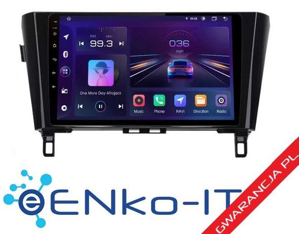 Radio 2din Android Qashqai J11 6GB, Nawigacja, Bluetooth, DSP, Raty