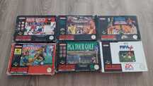 Gry na konsolę SNES Super Nintendo - 6 sztuk