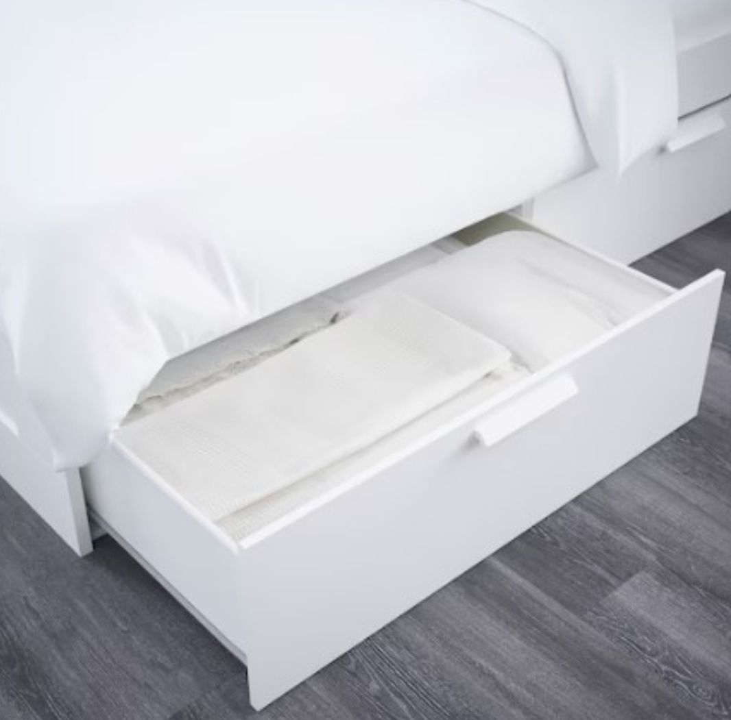 Excelente CAMA de CASAL com 4 GAVETÕES e 2 Colchões !