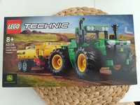 Klocki NOWE LEGO Technik traktor John Deere z przyczepą.