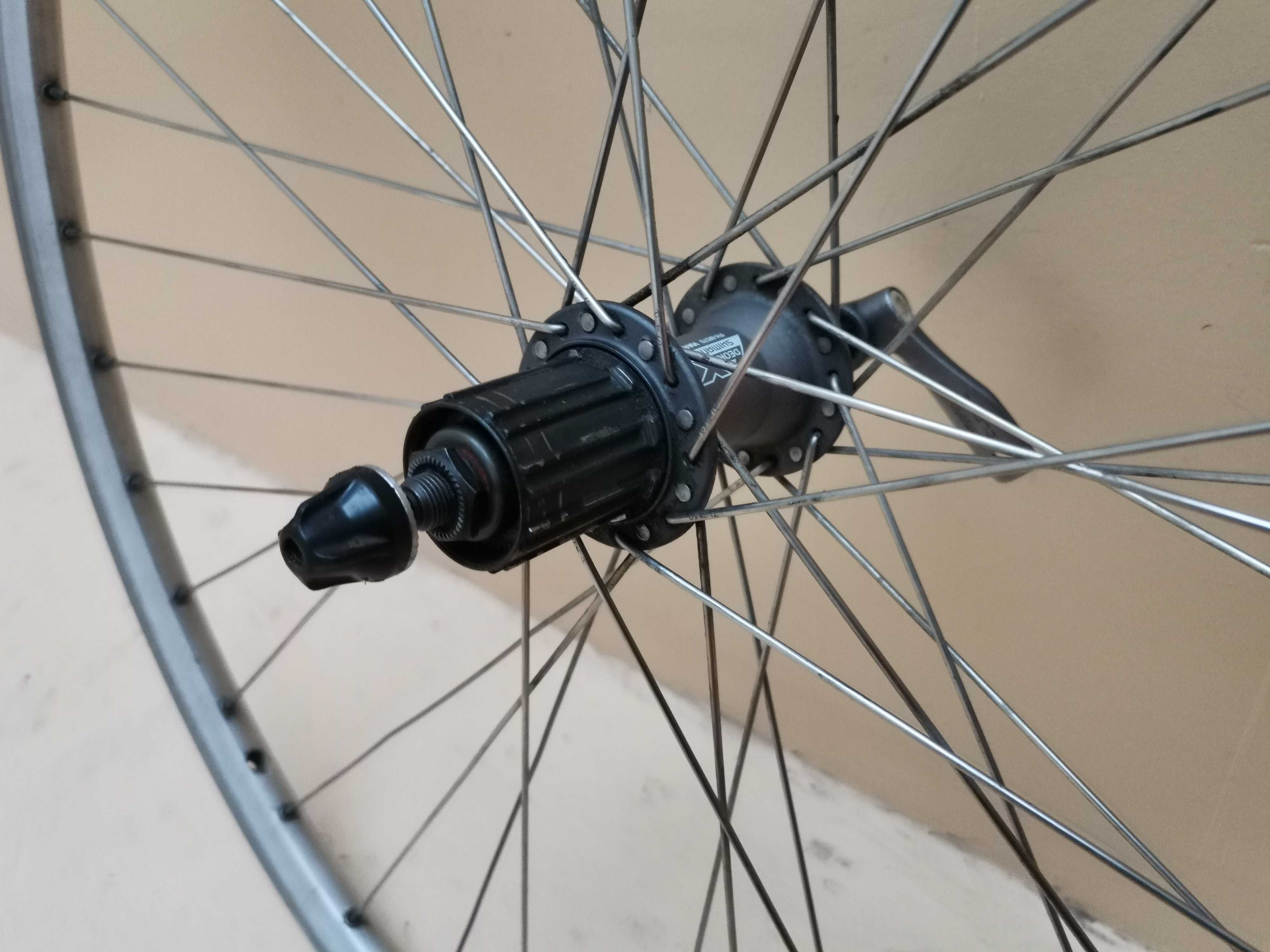 koło 28 cali piasta tył Shimano Deore LX m-570 lekkie RIGIDA wysyłka !